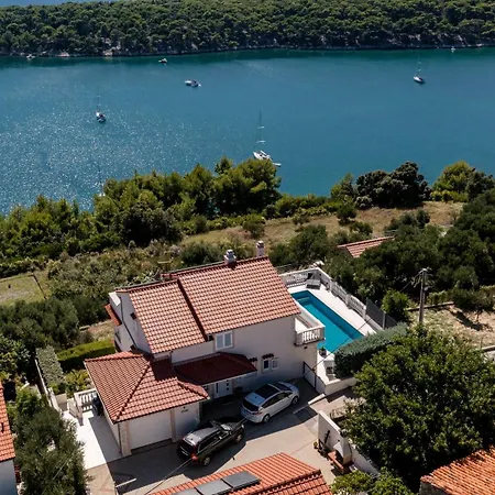 5 Star Luxury 320m2 With Seaview, Private Pool & Grill House - Ocean Rab * Palit