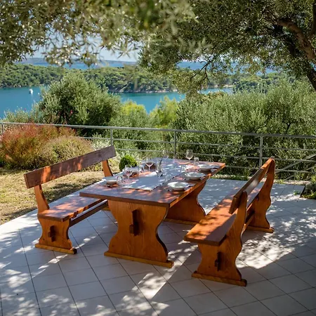 דירה 5 Star Luxury With Seaview, Private Pool & Grill House - Ocean Rab Palit