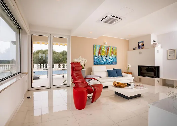 5 Star Luxury 320m2 With Seaview, Private Pool & Grill House - Ocean Rab Lejlighed